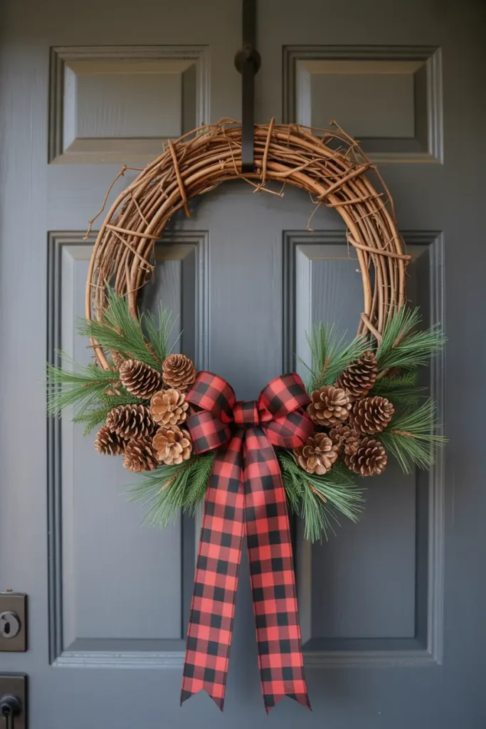 Thanksgiving Wreaths Rustic Style Door Decor