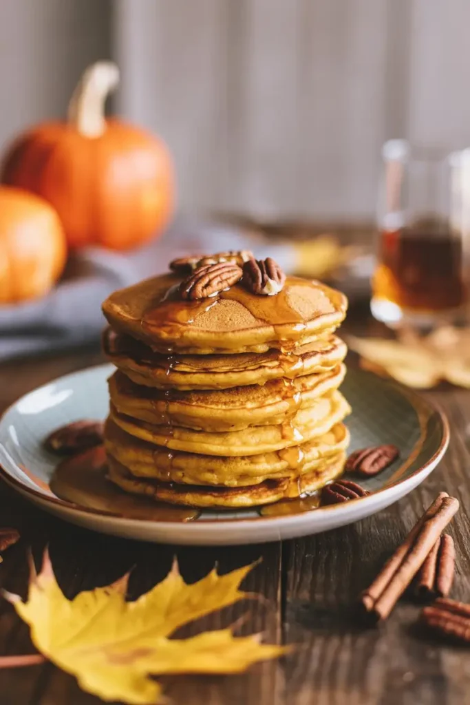 Thanksgiving breakfast pancakes