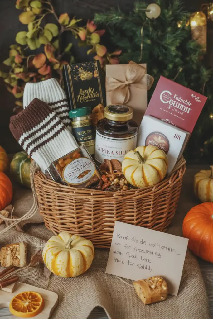 Thanksgiving care package for friends