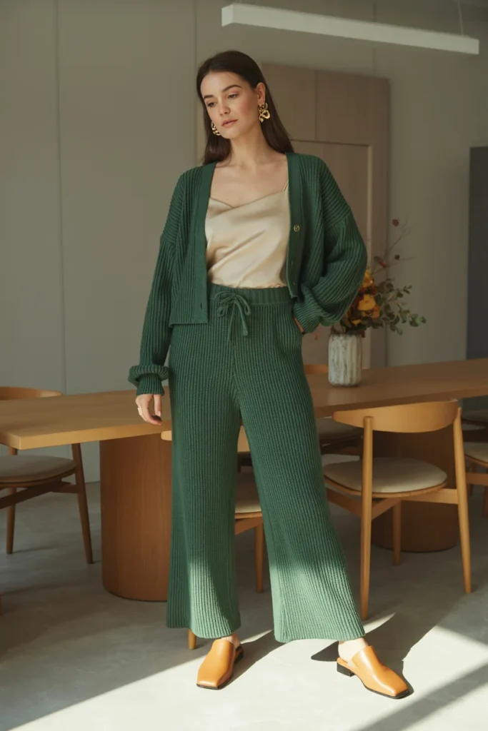 Thanksgiving knit set outfit