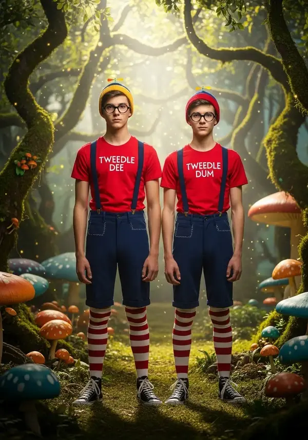 Tweedle Dee Dum costume