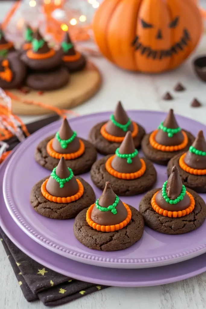 Witch hat cookie treats