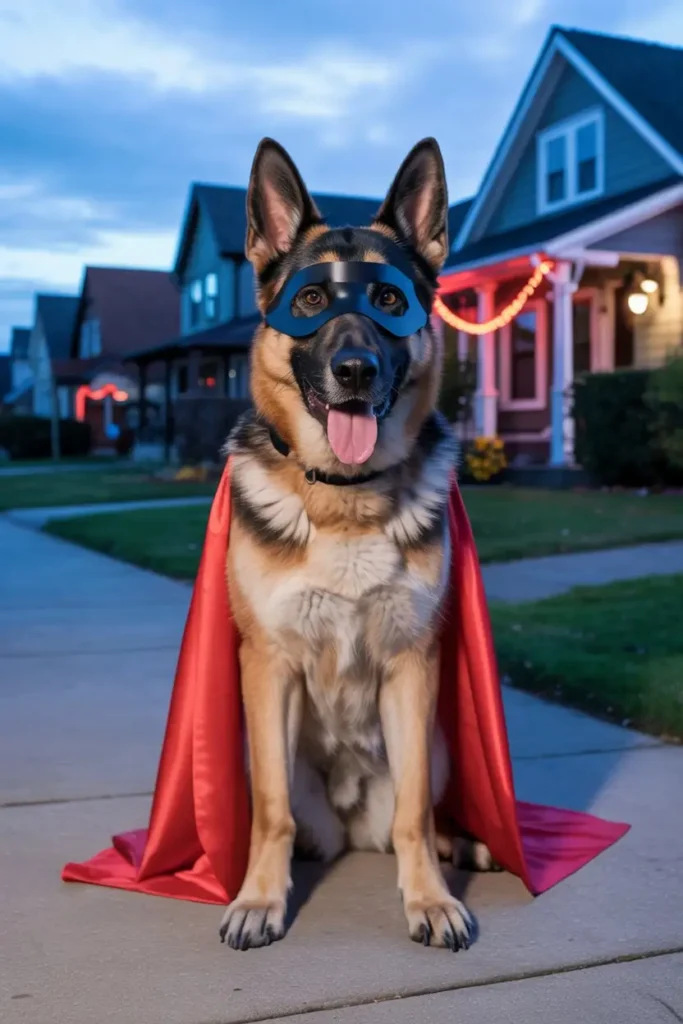 XL dog superhero costume