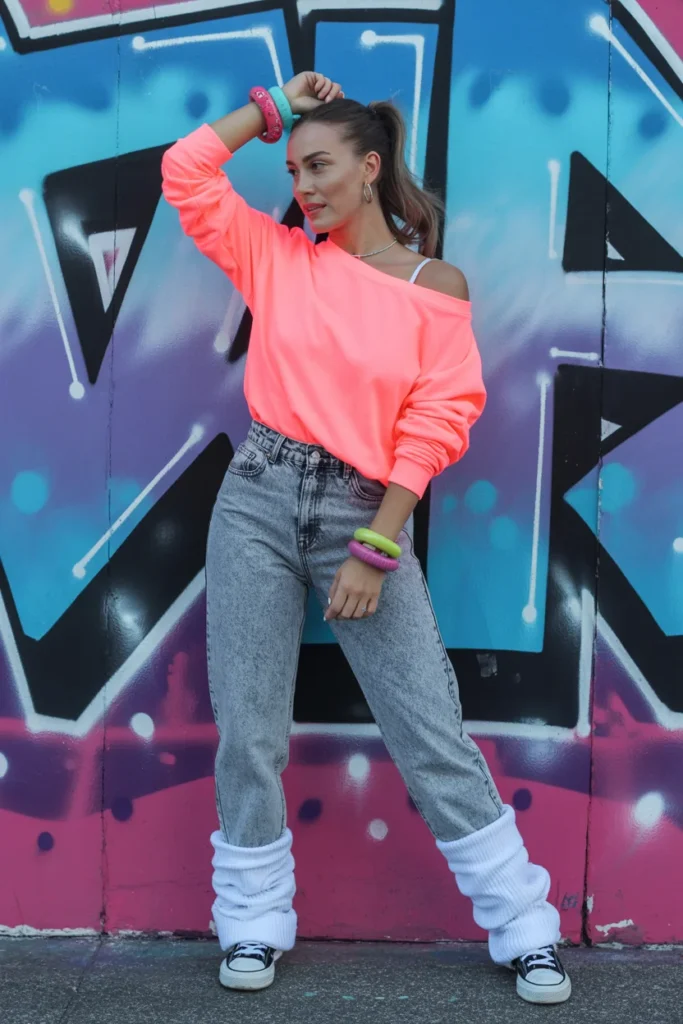 1980s neon outfit ideas