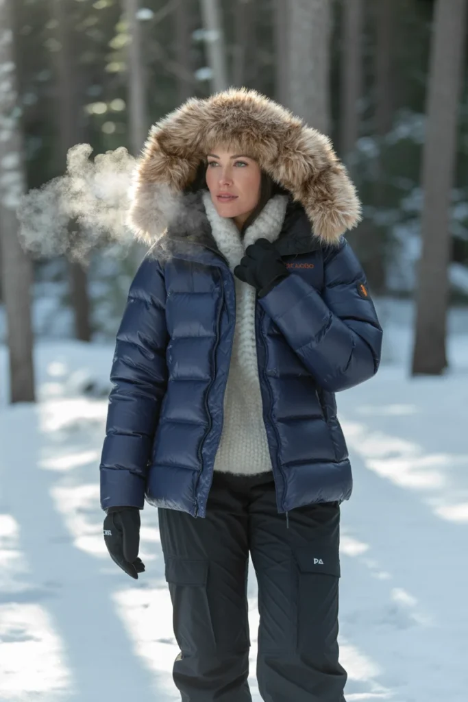 Arctic explorer extreme cold outfit