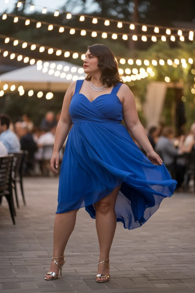 Asymmetrical dress plus size club