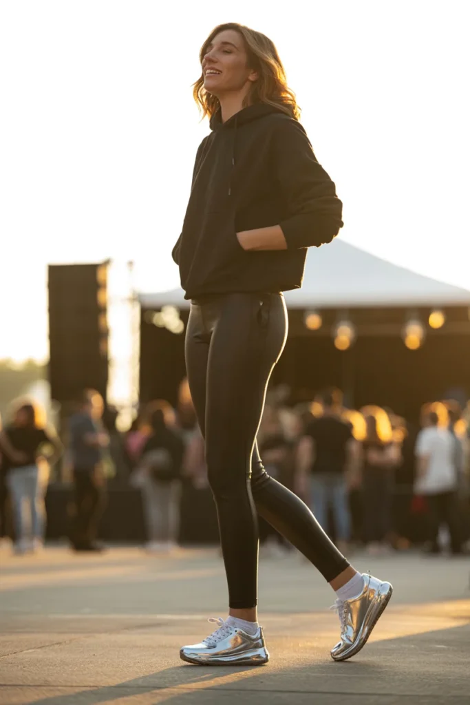 Athleisure Beyoncé concert outfit