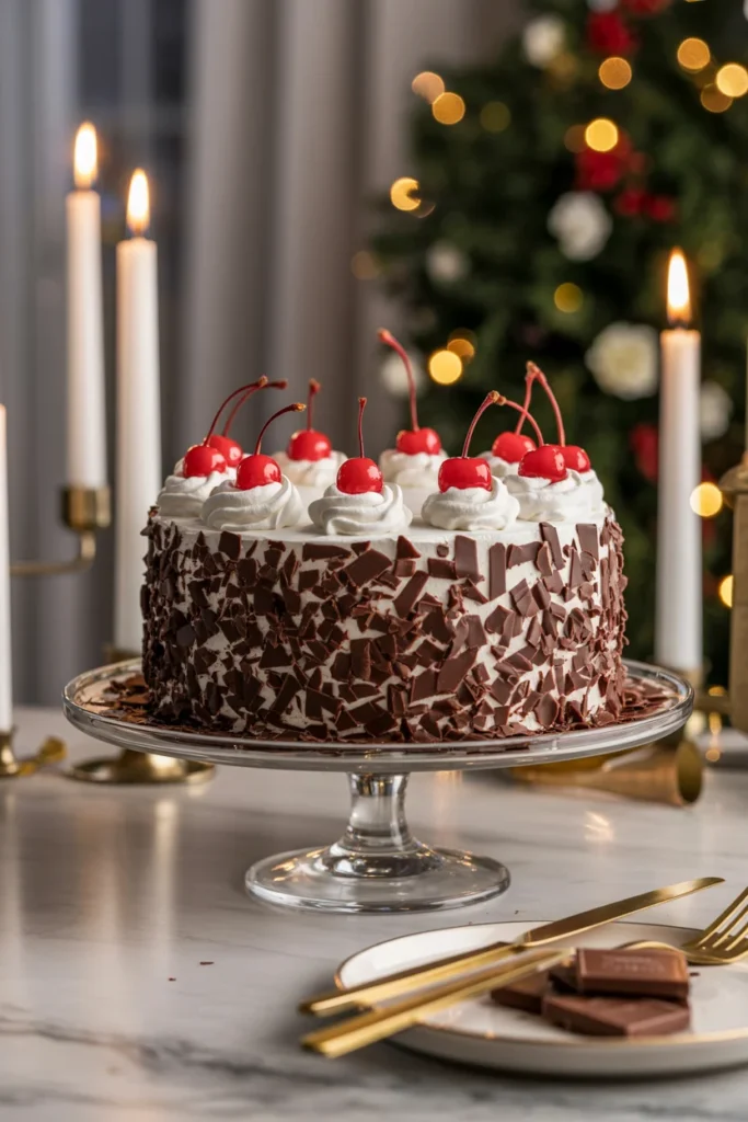Black Forest holiday cake