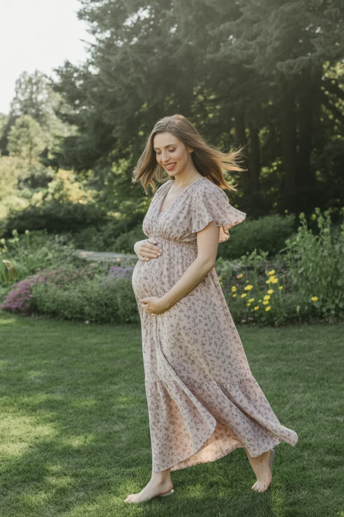 Boho gender reveal dress