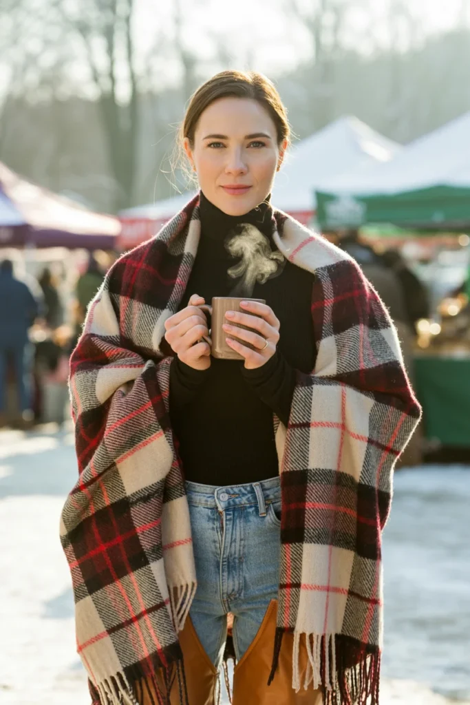 Boho western winter style