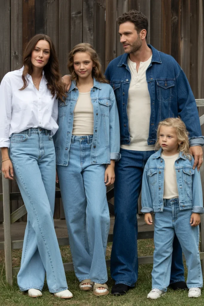 Casual family photo outfits