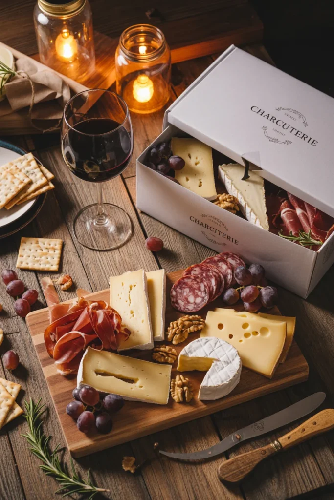 Corporate food gift basket