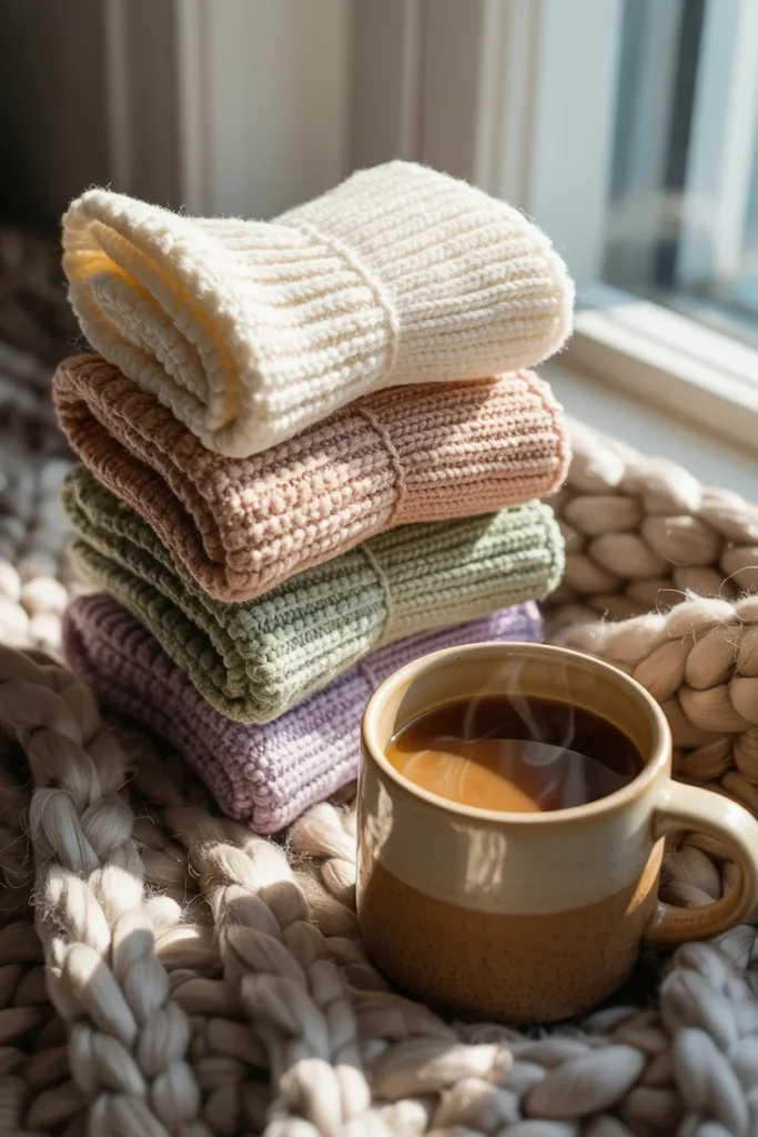 Cozy fuzzy socks gift