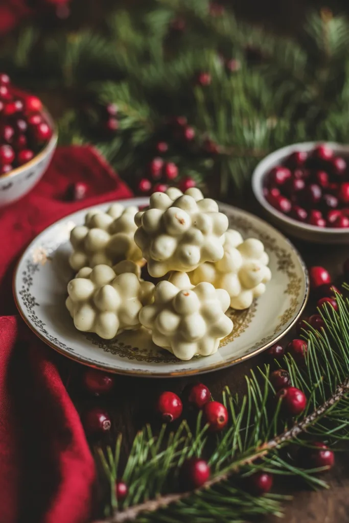 Cranberry white chocolate candy