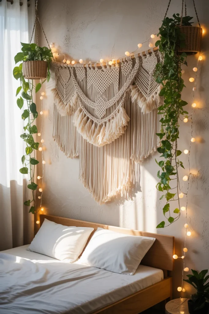 Crochet wall hanging