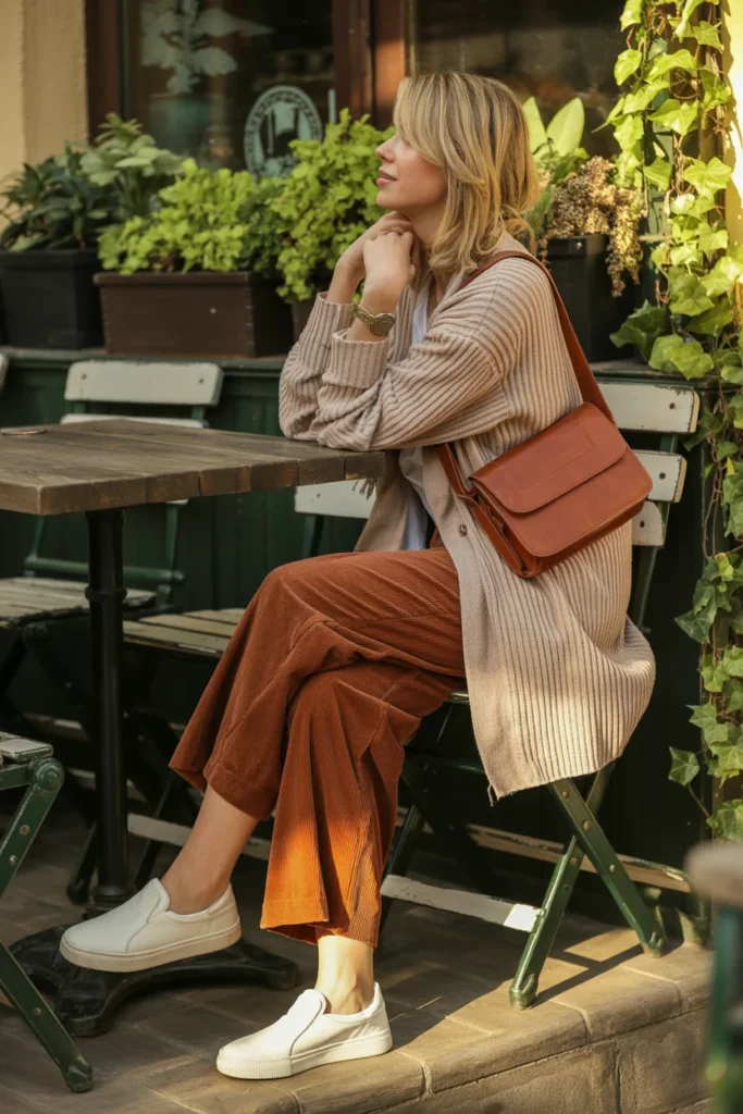 Cropped wide leg pants festival outfit