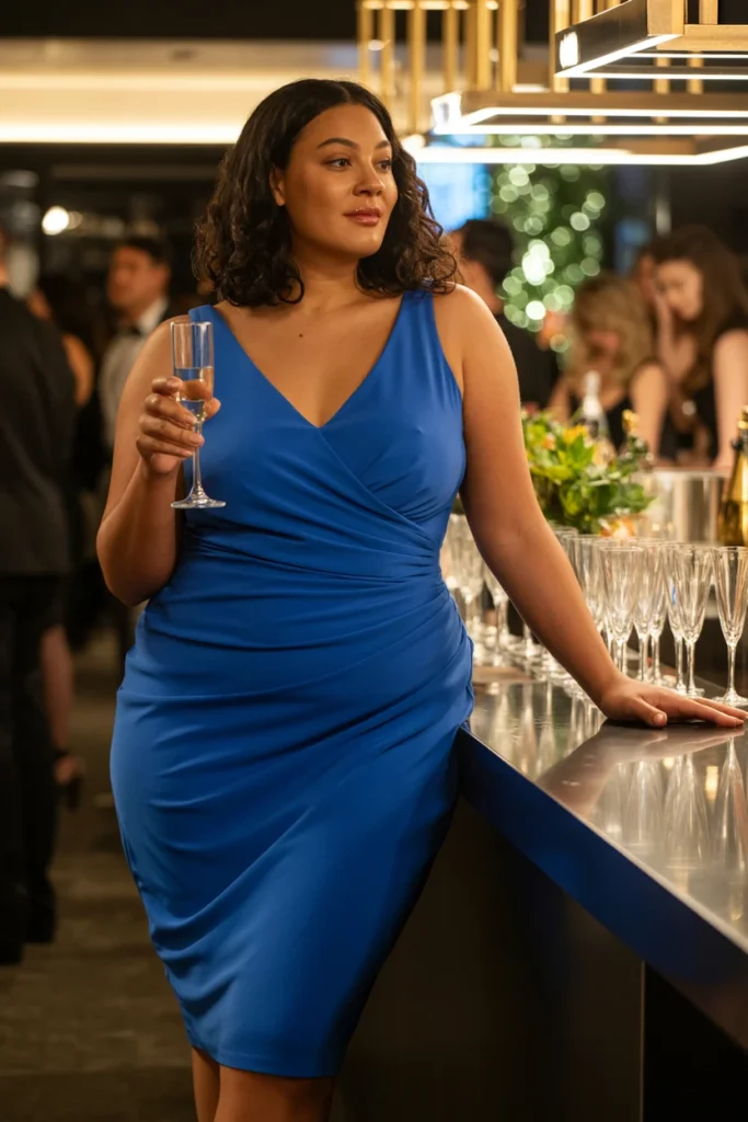 Curvy bodycon party dress