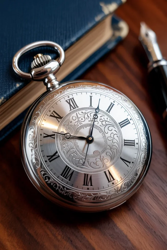 Custom Engraved Pocket Watch