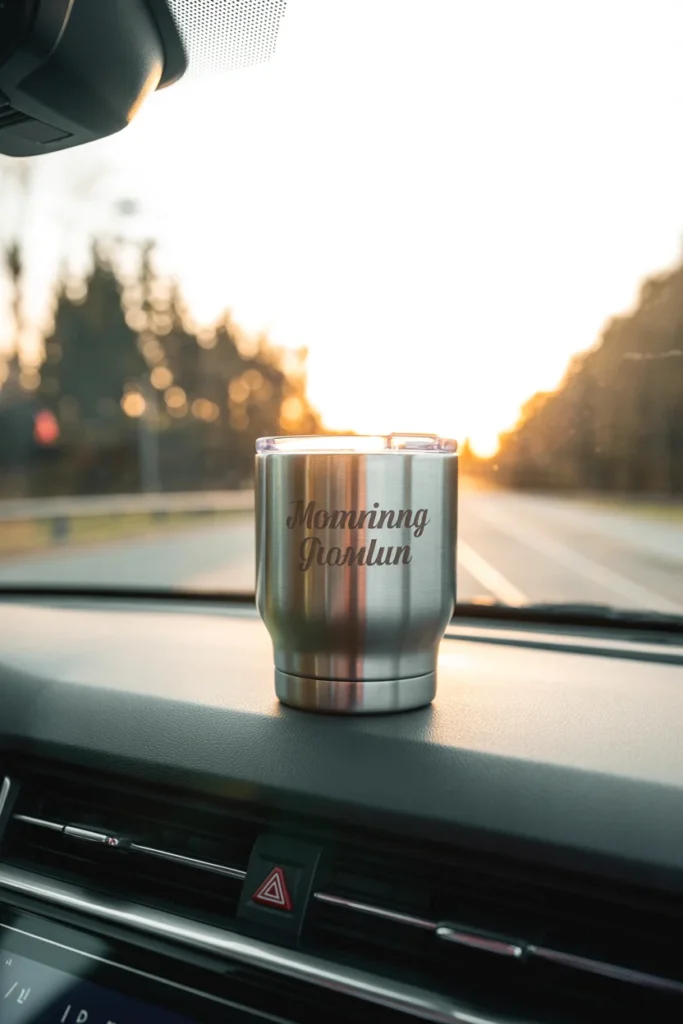 Custom engraved travel tumbler gift