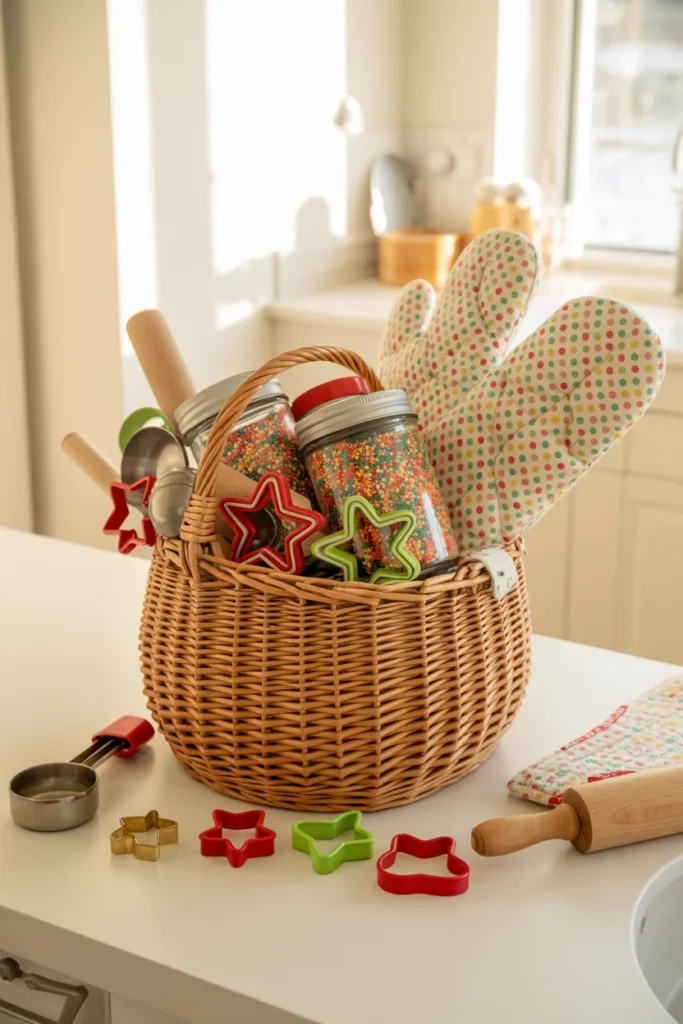 DIY baking gift basket