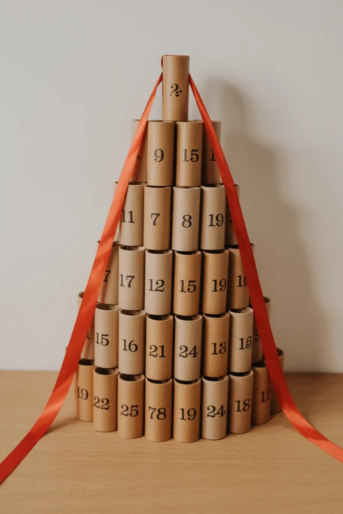 DIY recycled advent calendar