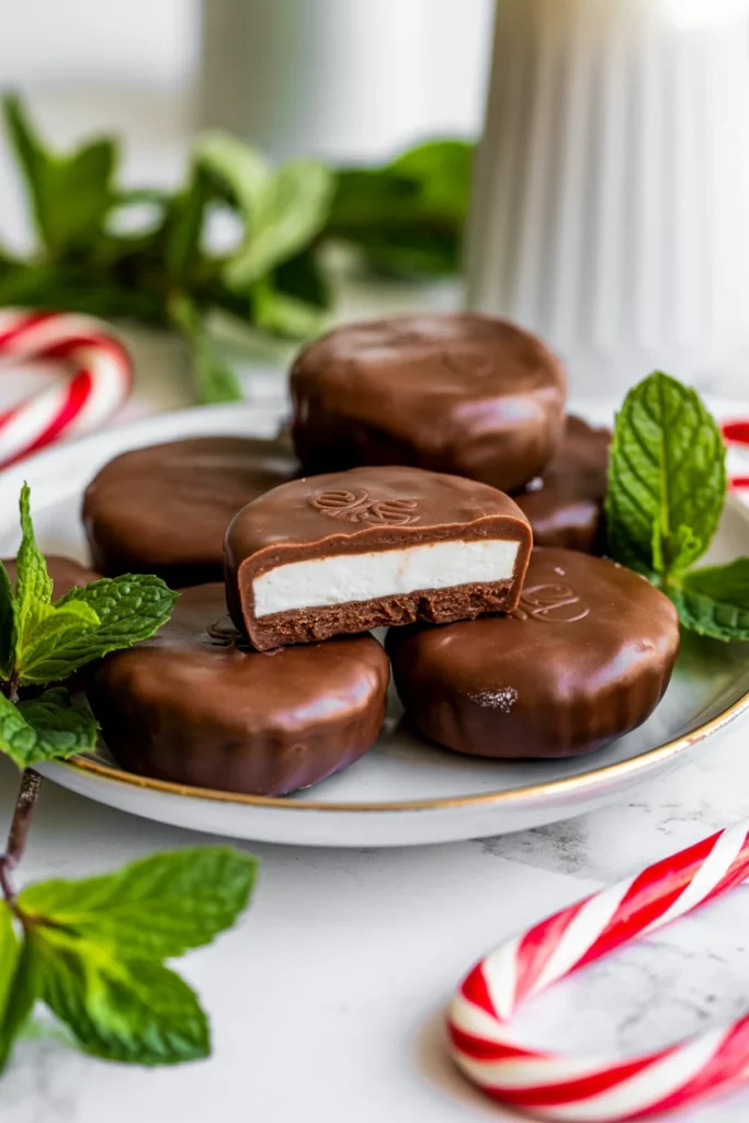 Homemade peppermint patties