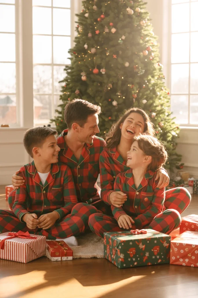 Matching family Christmas pajamas