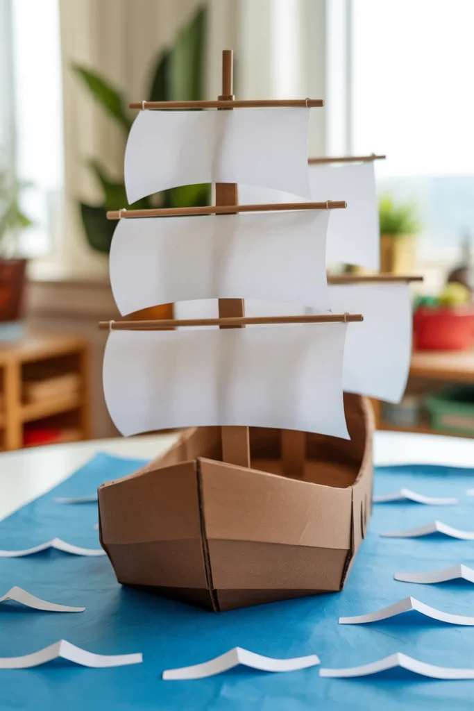 Mayflower ship thanksgiving craft