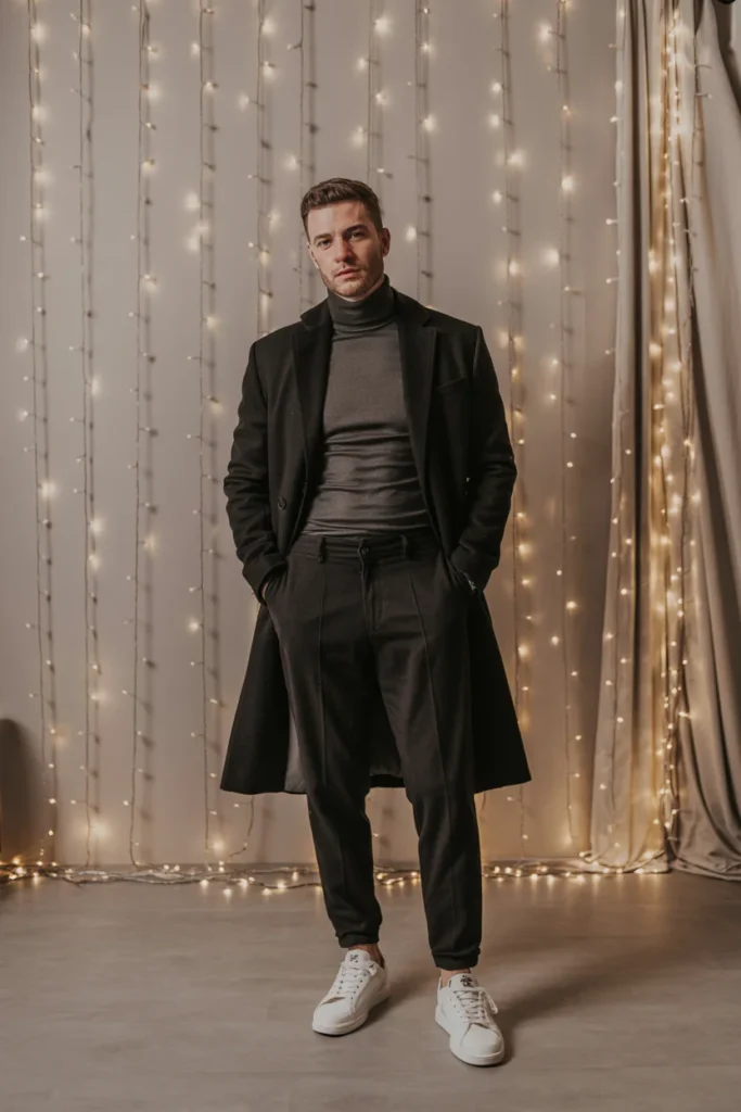 Minimalist Christmas outfit men