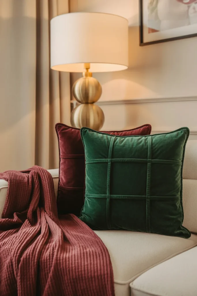 Modern Christmas living room decor