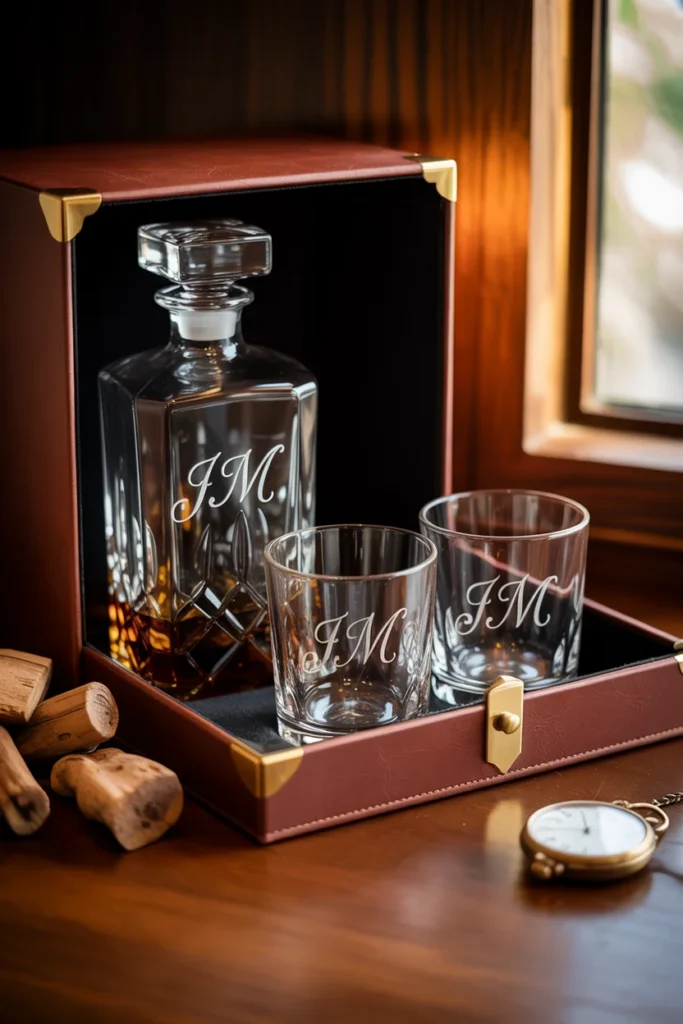 Personalized Whiskey Decanter Set