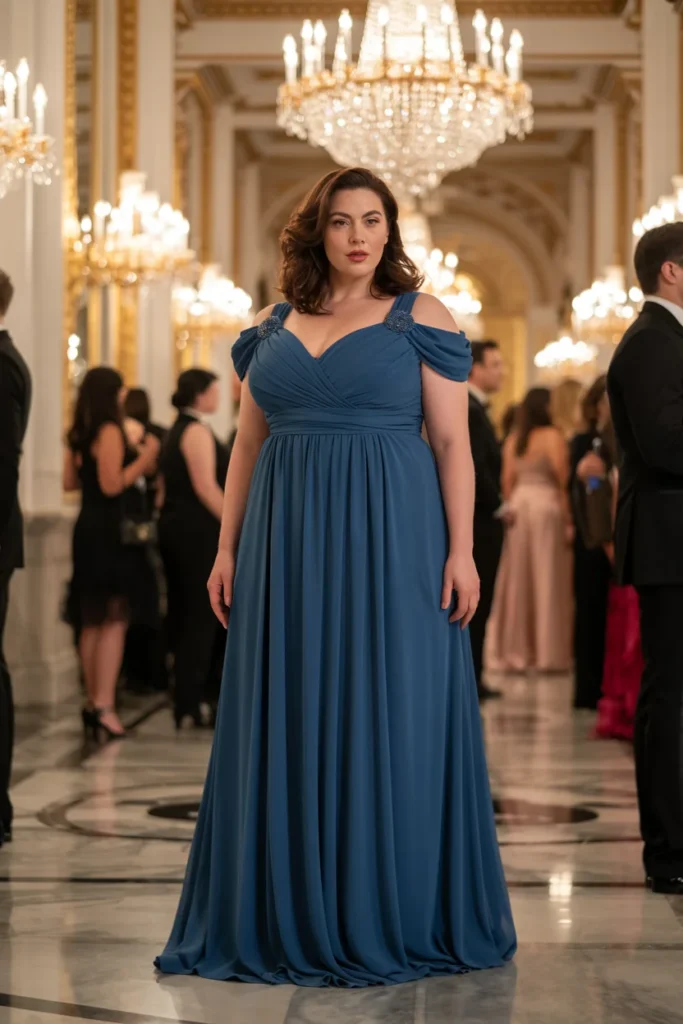 Plus size maxi NYE dress