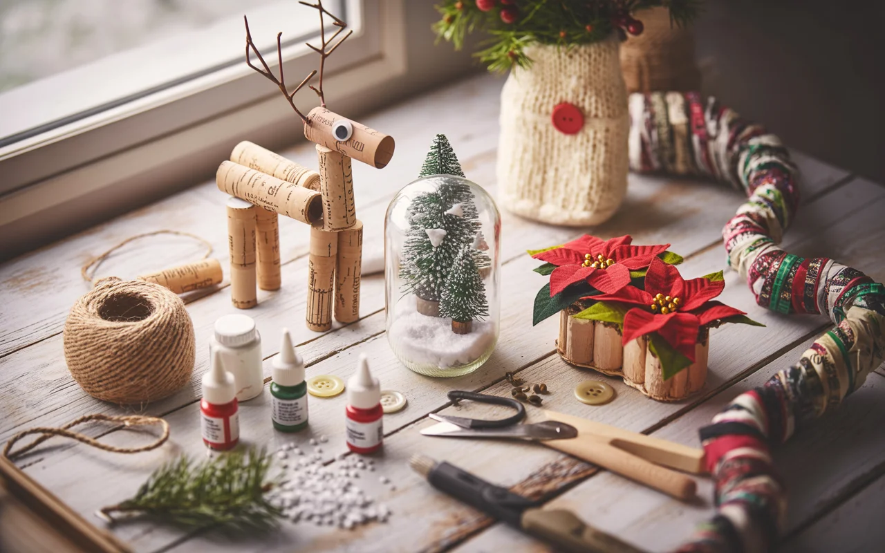 Recycled Christmas crafts