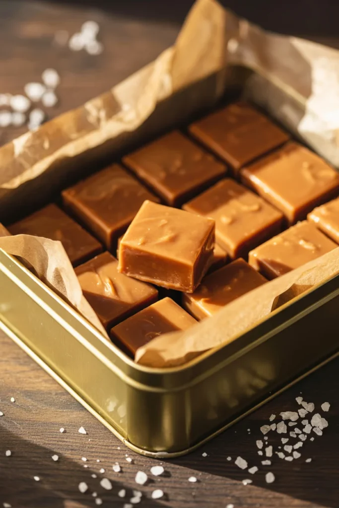 Salted caramel holiday treats