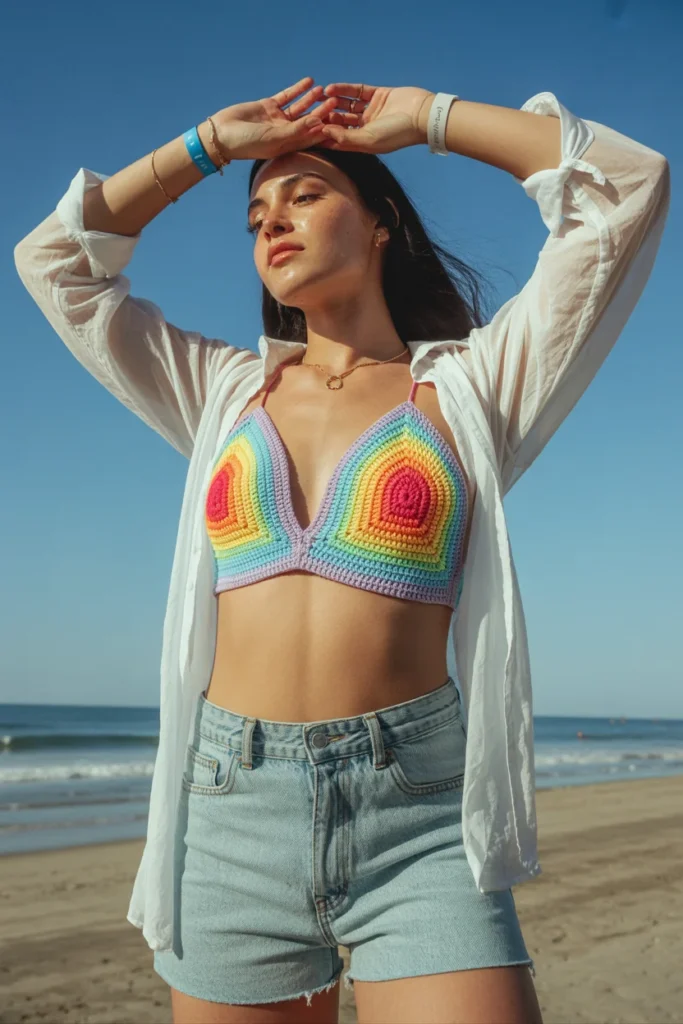 Summer hippie outfit