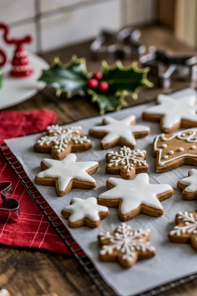 Vegan gingerbread cookies