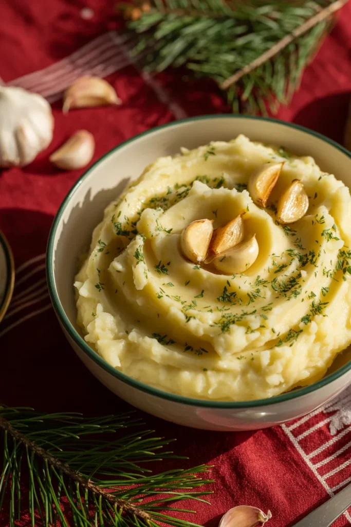 Vegan mashed potatoes Christmas