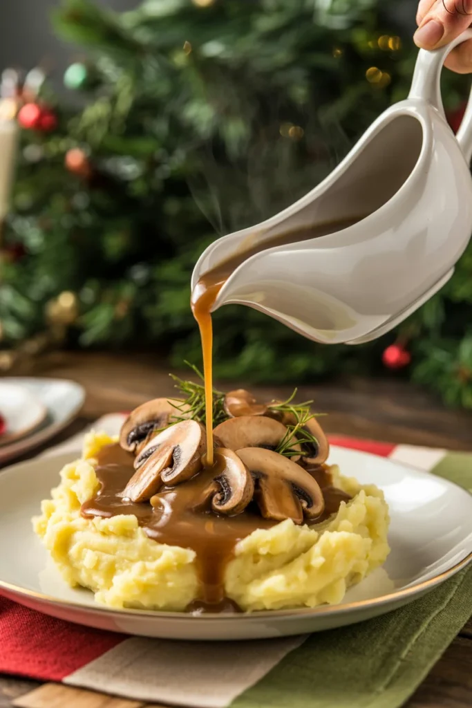 Vegan mushroom gravy