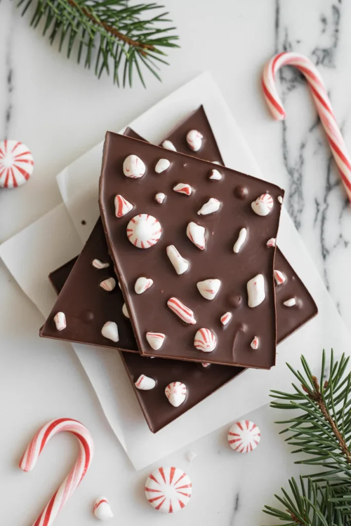 Vegan peppermint bark