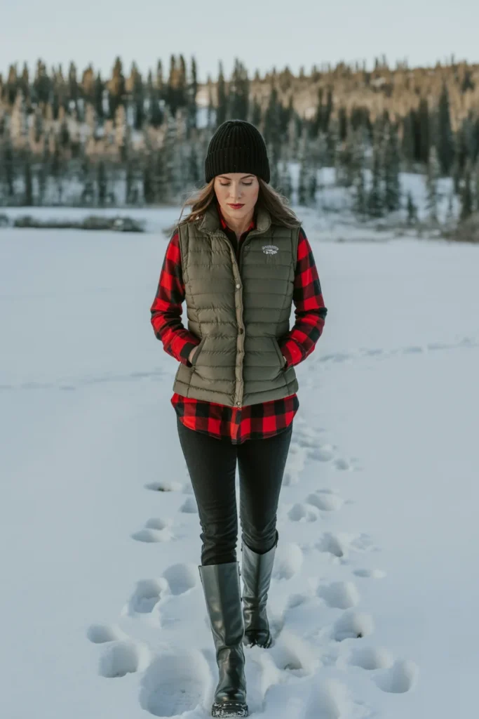 Western style winter clothing