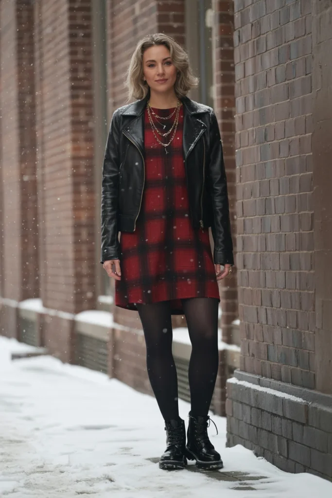 Western style winter clothing dress