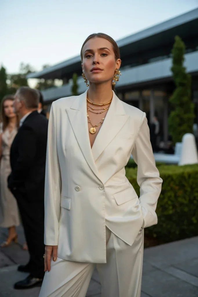 White pantsuit Beyoncé outfit