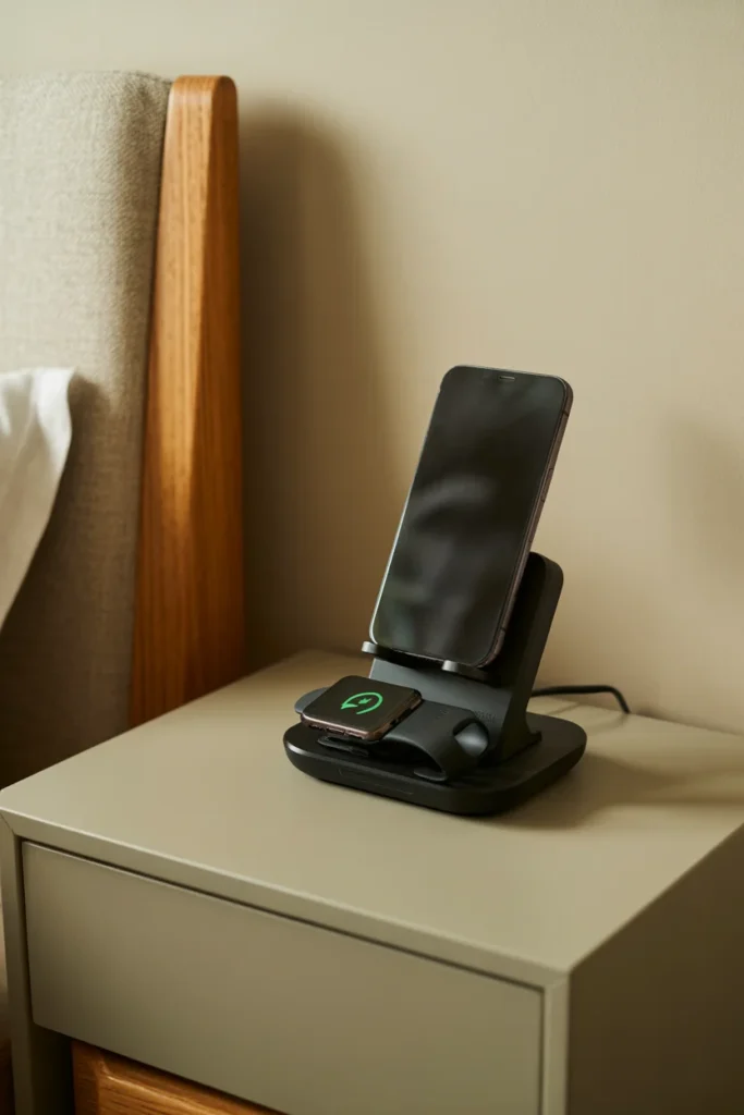 Wireless charging station gift men