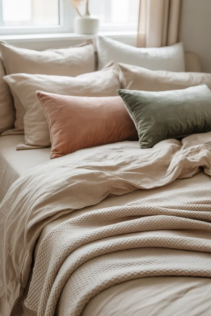 Aesthetic bedroom bedding teen