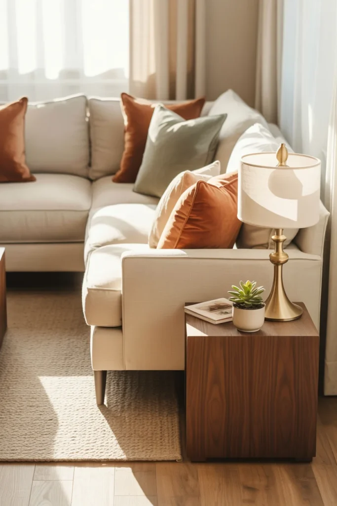 Apartment living room layout