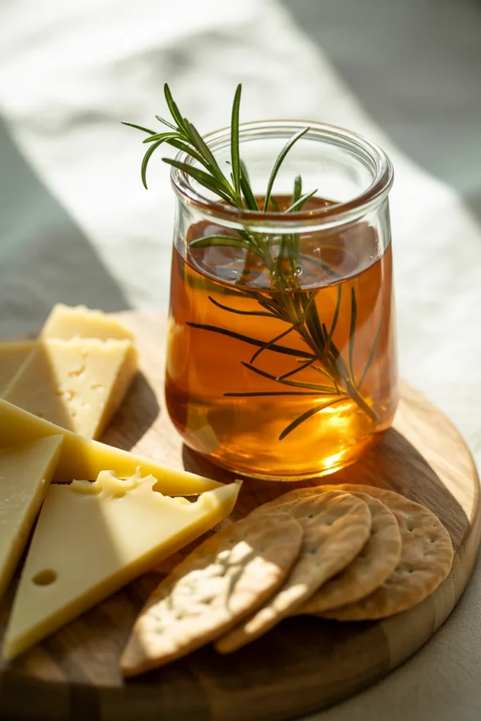 Apple rosemary jelly preserve