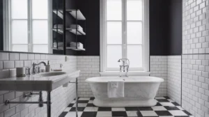 Black and White Bathroom Designs