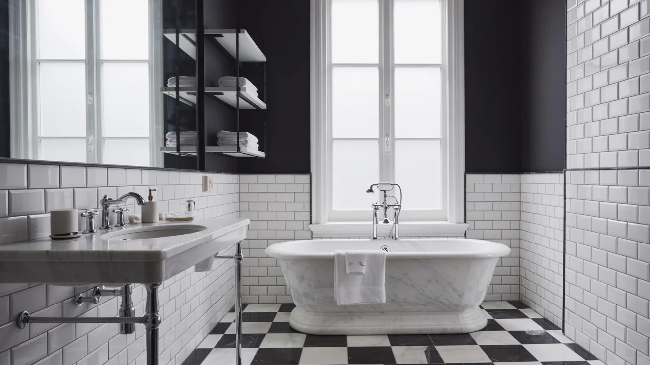 Black and White Bathroom Designs
