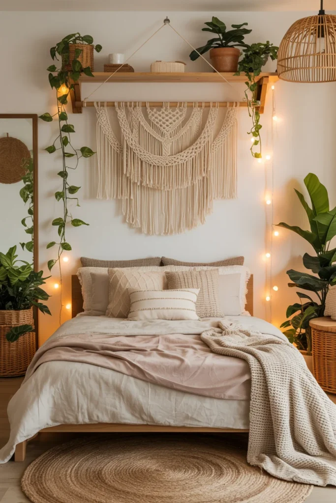 Boho teen bedroom decor
