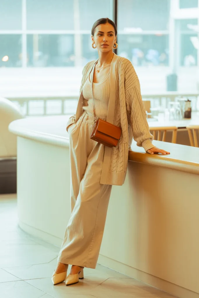 Brunch outfit cardigan set